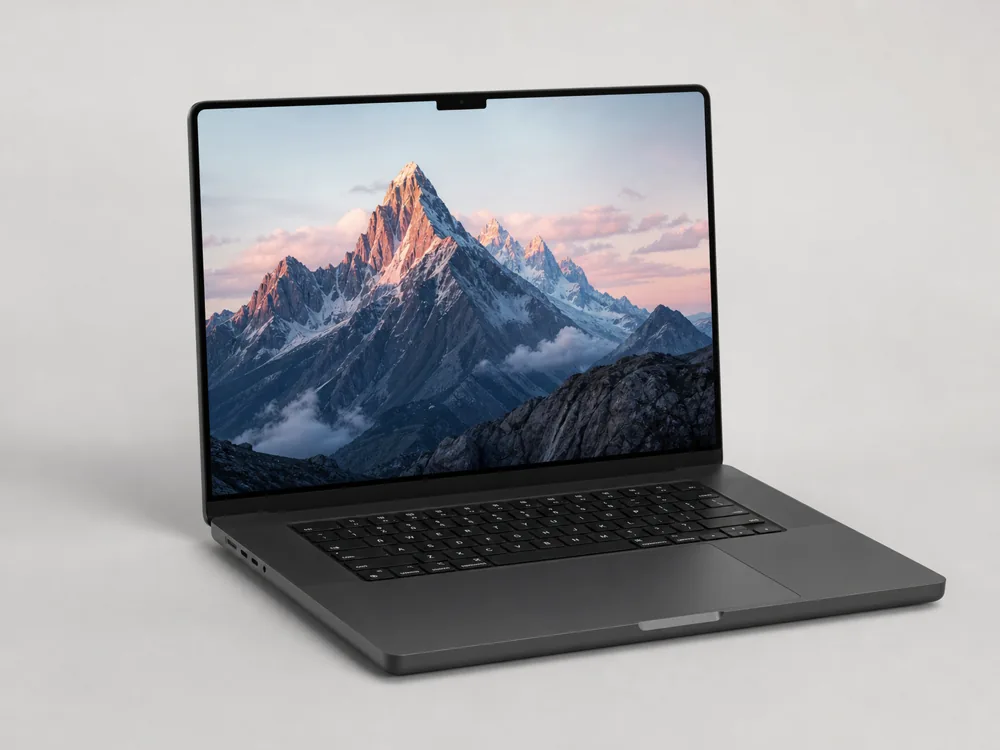 Visual editoriale di Apple MacBook Pro 16" M4